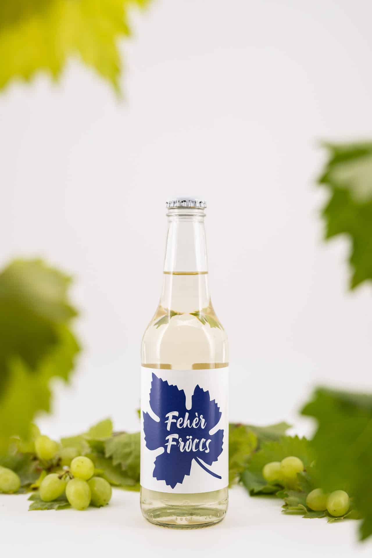 fehér fröccs deko